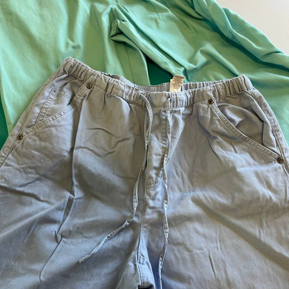 LOT of Blue Cropped comfortable pants - Picture 3 of 16